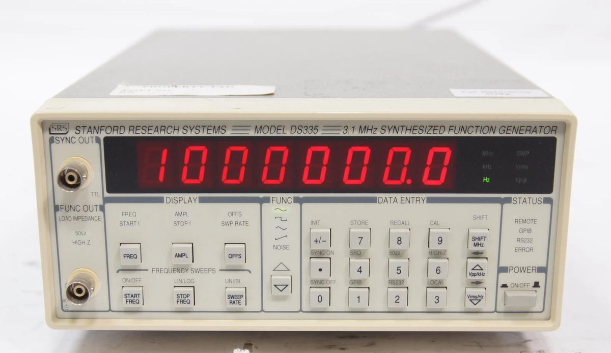 Stanford SRS DS335 3.1 MHz Digital Synthesized Function Generator