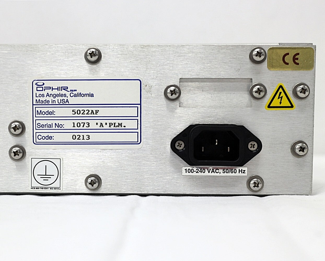 0.8-2GHz 50W RF Amplifier by Ophir