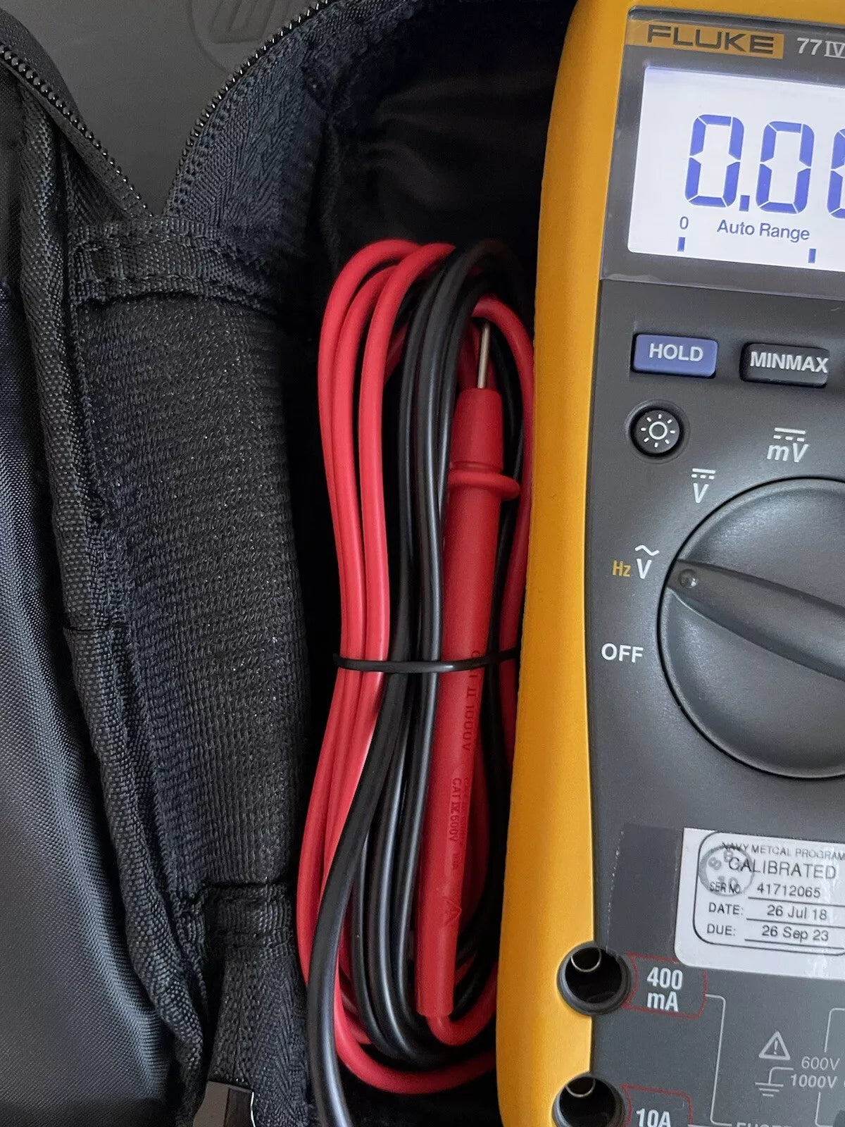 Fluke 77IV Multimeter with Leads Accessories & Stow Pouch (New) Calibrated 2023
