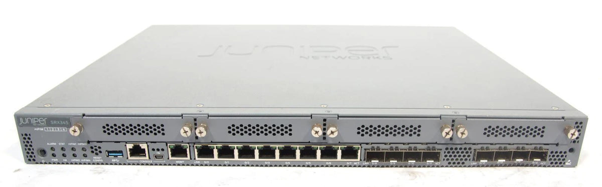 Juniper Networks SRX345 Network Security/ Firewall Appliance 8 Port Gig Ethernet