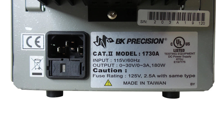 BK Precision 1730A DC Power Supply - Reliable and Efficient