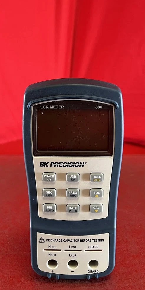 BK Precision 880 Dual Display Handheld 100kHz LCR Meter with ESR