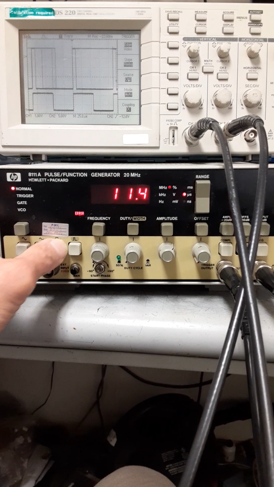 HP 8111A 20MHz Pulse Function Generator