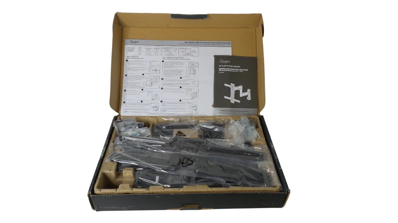 ROCKETFISH RF-HTMF19 Full-Motion TV Wall Mount 32"-55" - Free Shipping