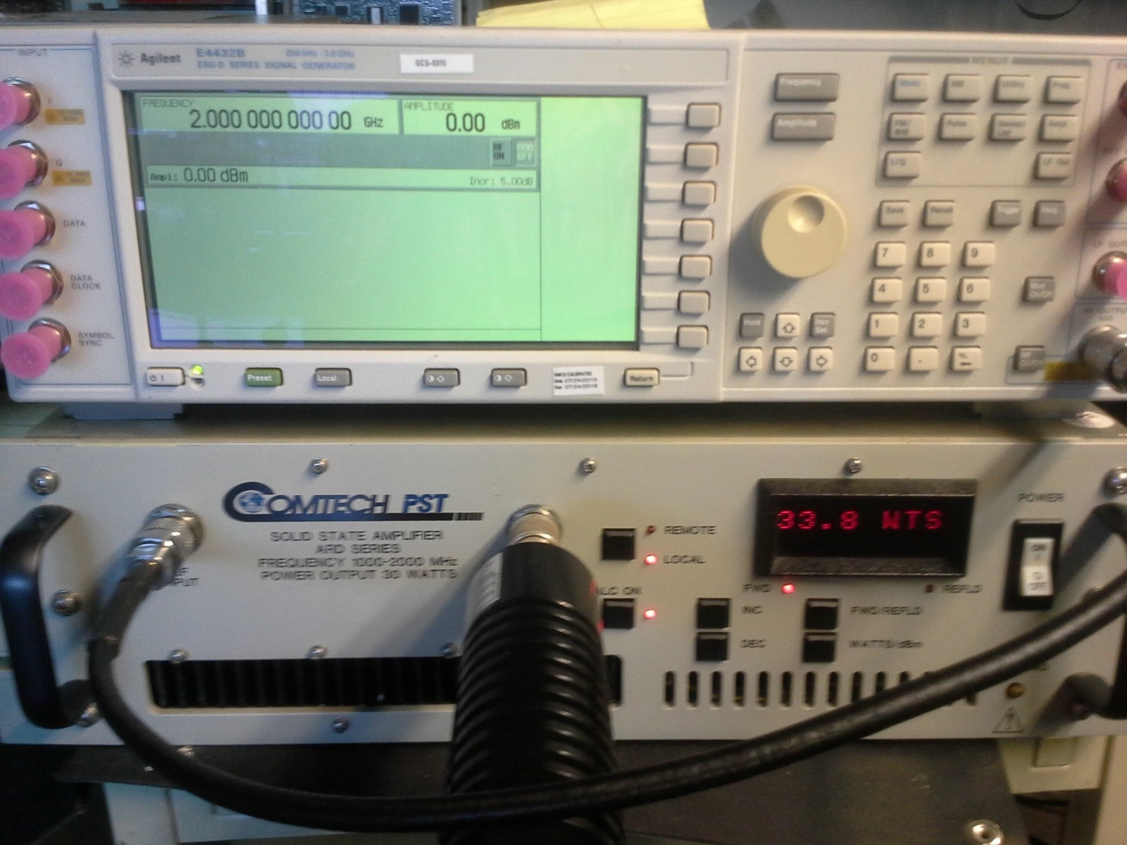 RF Amplifier 1-2 GHz 30W 45dB Gain