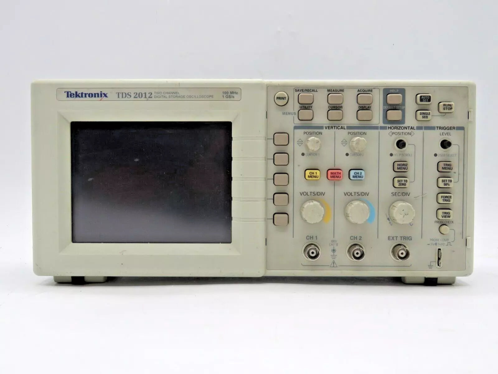 Tektronix TDS 2012 Two Channel Digital Storage Oscilloscope 100 MHz 1 GS/s