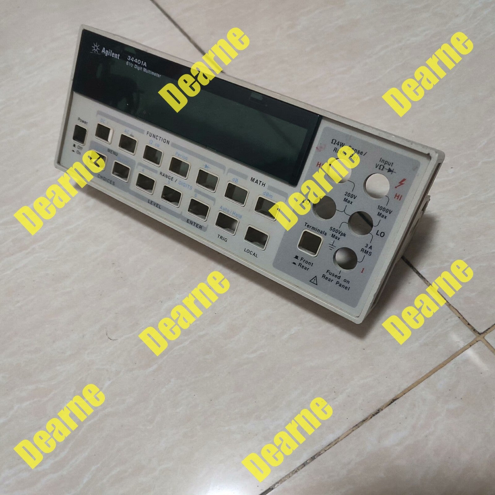 Agilent 34401A Front Panel