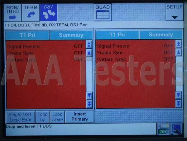 JDSU Acterna TTC 2000 V3 TestPad T-BERD 2310 w/ Signaling VT100 ILE FST - XG eqpt