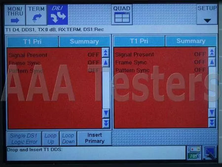 JDSU Acterna TTC 2000 V3 TestPad T-BERD 2310 w/ Signaling VT100 ILE FST - XG eqpt