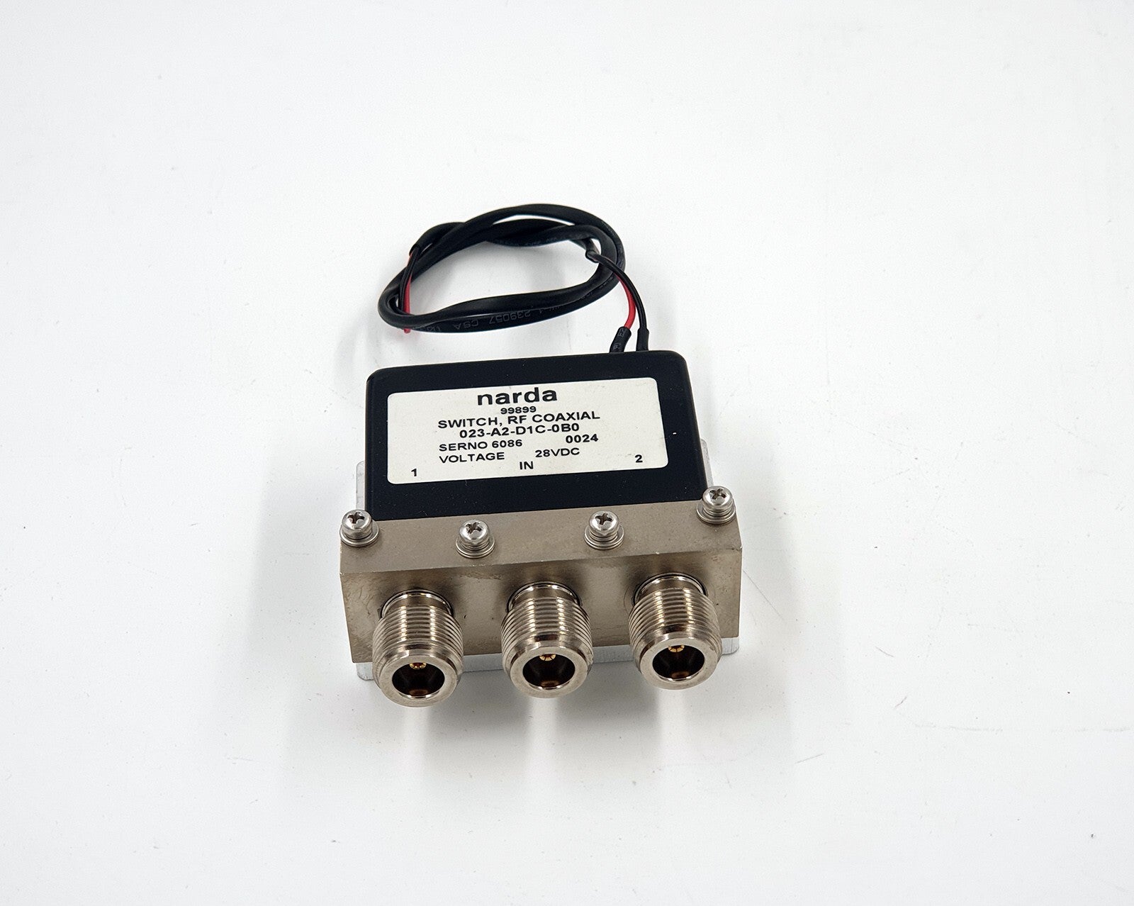 Microwave Coaxial Switch 023-A2-D1C-0B0 by Narda