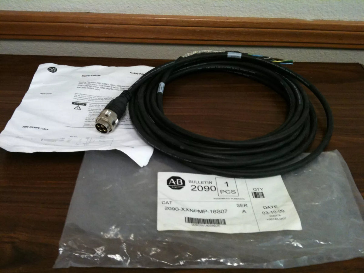 Allen Bradley 2090-XXNPMP-16S07 Kinetix Servo Motor Power Cable, 7M