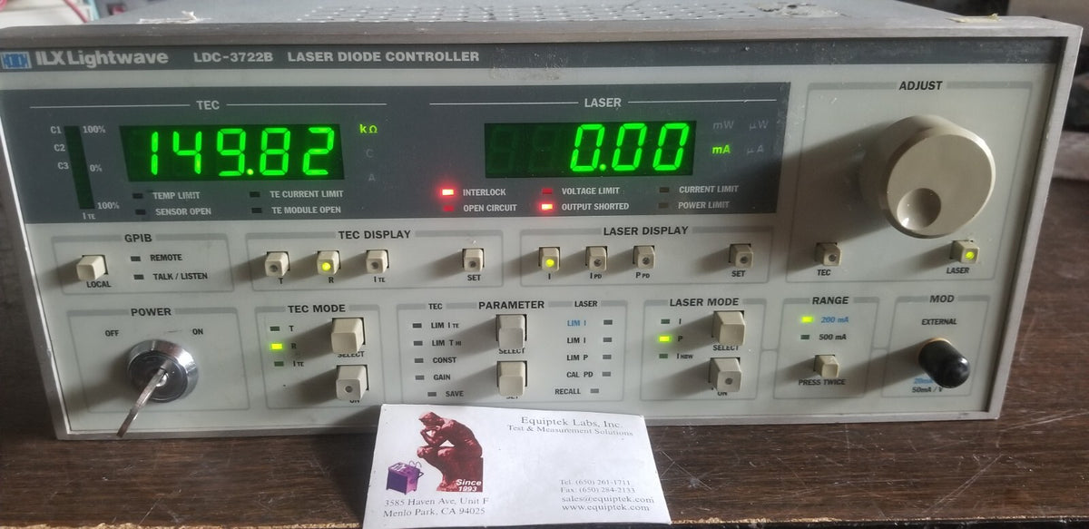 ILX Lightwave LDC-3722B Laser Diode Controller