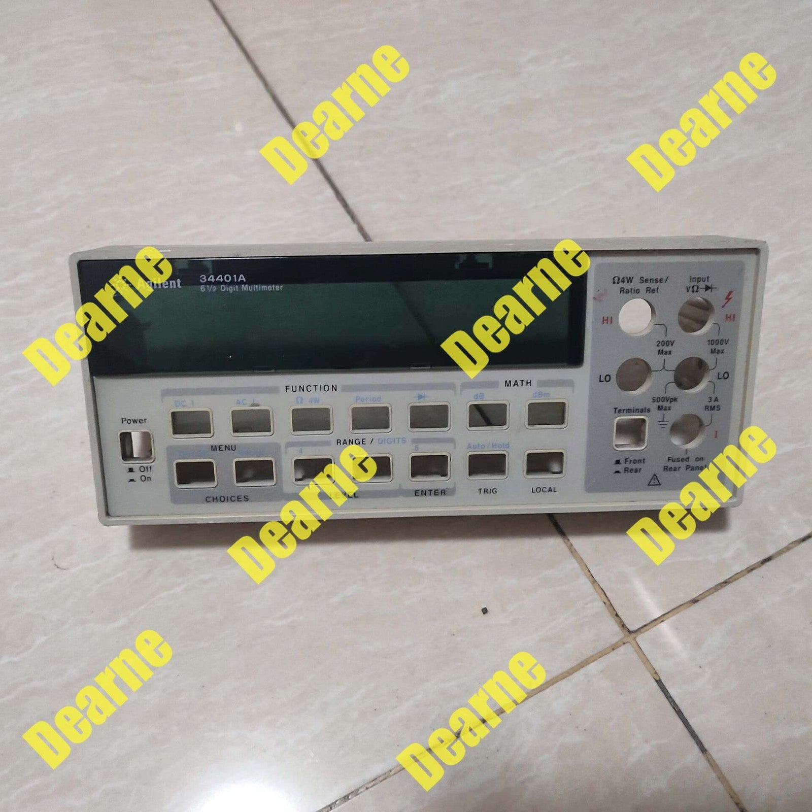 Agilent 34401A Front Panel