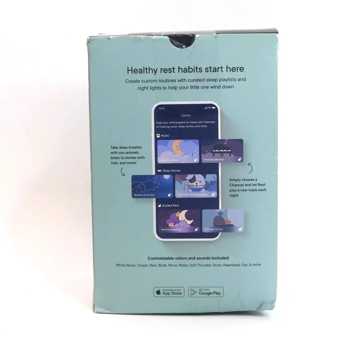 Hatch Rest+ 2nd Gen Smart Sleep Assistant for Babies + Kids - Free shipping