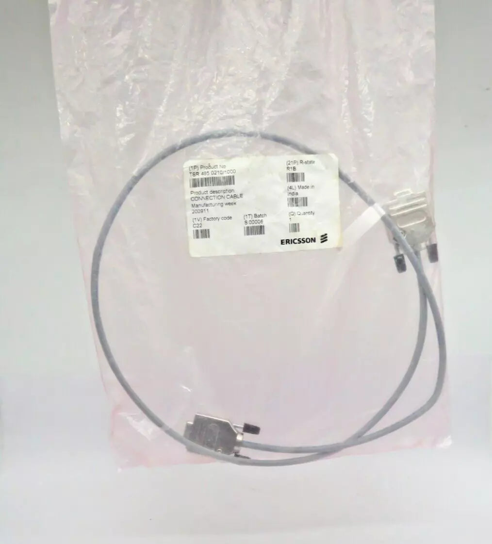 Ericsson TSR 495 0210/1000 Connection Cable R1B Factory Code C22 2009