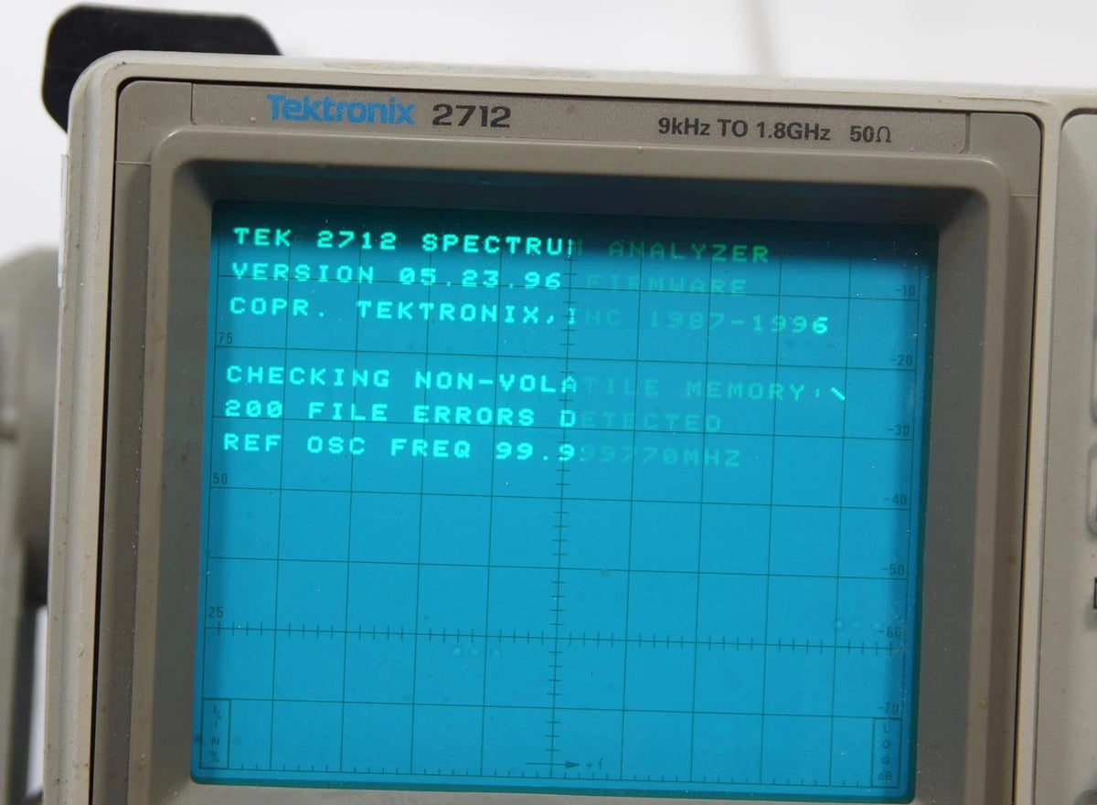 Tektronix 2712 Spectrum Analyzer 9KHz to 1.8GHz