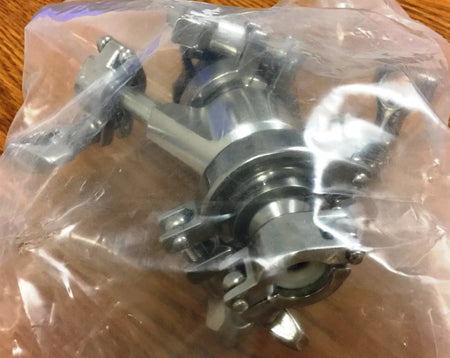 Asepco 1/2/DN15-S31603 Radial-Diaphragm Bottom Tank Valve