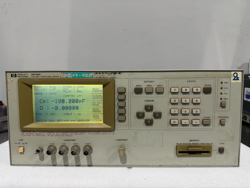 HP 4278A 1 kHz/1 MHz Capacitance Meter