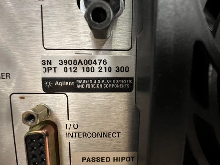 Agilent/Keysight 8703A-100-300 Lightwave Component Analyzer, 3908A00476