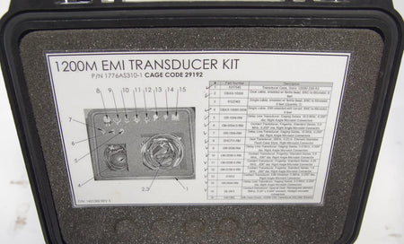 Olympus Sonic 1200M EMI Ultrasonic Flaw Detector with Transducer Kit
