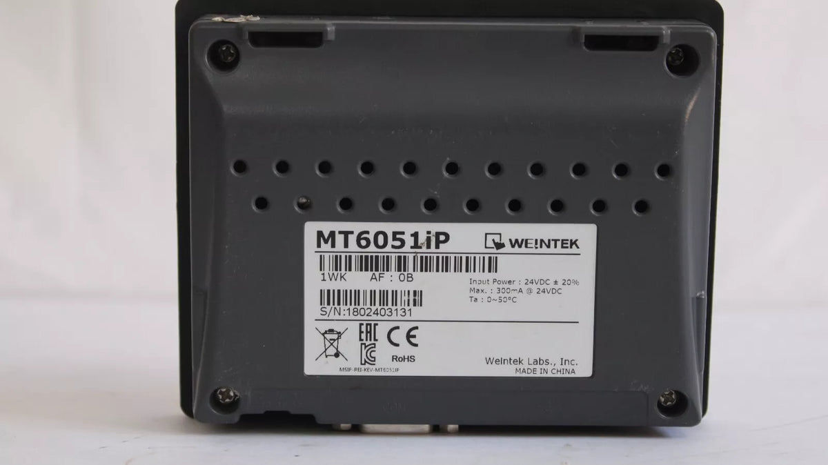 WEINTEK MT6051iP HMI 4 Touch Screen Panel Display 24V DC for Students