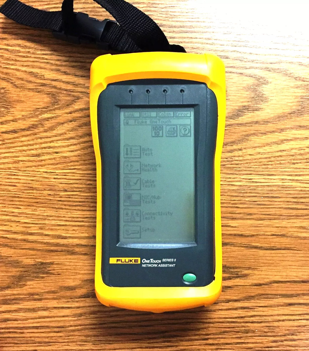Fluke OneTouch Series II 10/100 Network Assistant with Battery & Power Adapter