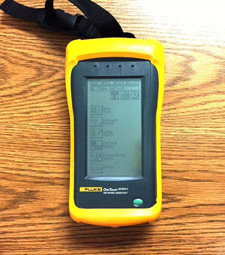 Fluke OneTouch Series II 10/100 Network Assistant with Battery & Power Adapter
