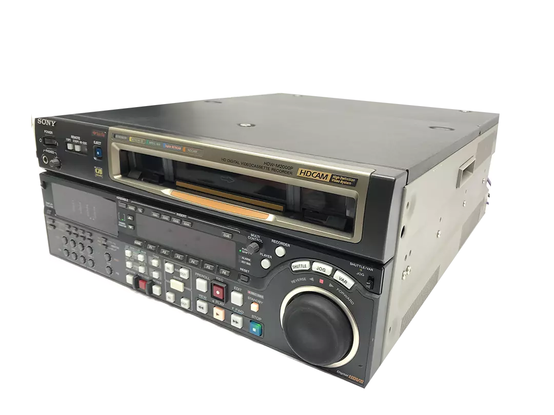 Sony HDW-M2000P HDCAM HD Digital Videocassette Recorder Tape Running 3445 HRs