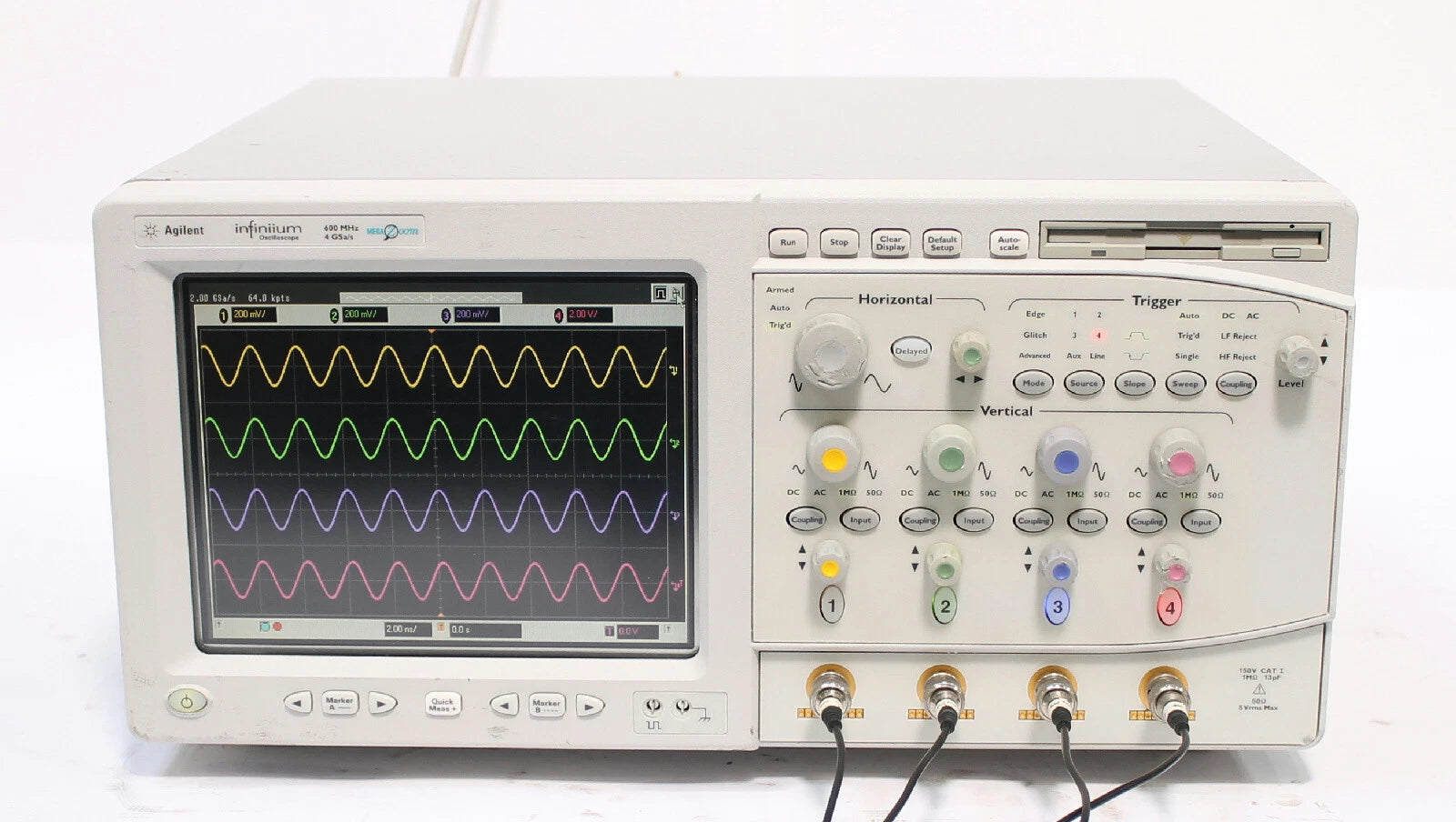 Agilent Infiniium 54831M 54831B 4CH 600Mhz 4GSa/s Digital Oscilloscope