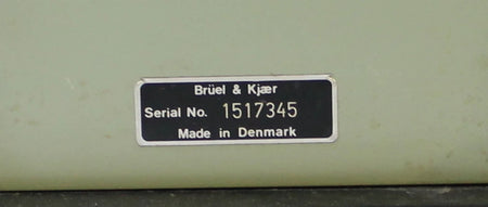 Bruel & Kjaer Vibration Analyzer Type 2515 w/ Carrying Case AS-IS