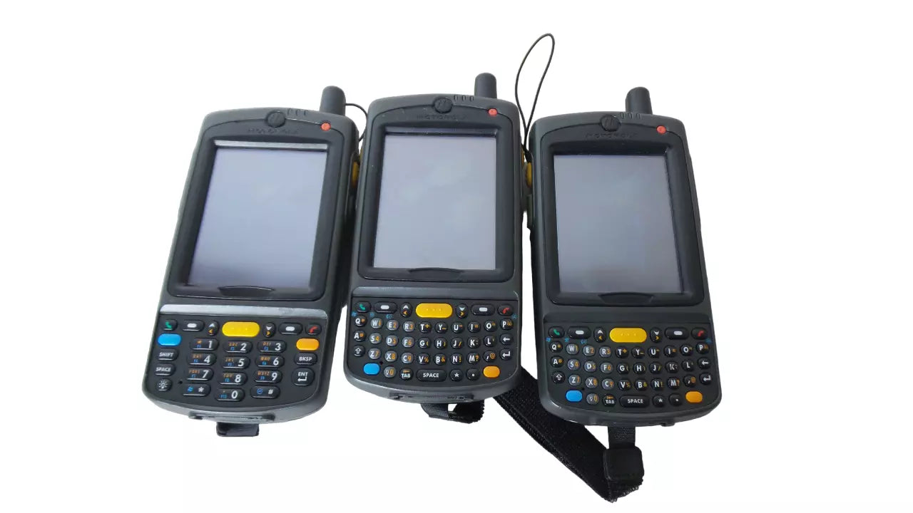 Lot of 3 Motorola MC7596 Barcode Scanner Bundle