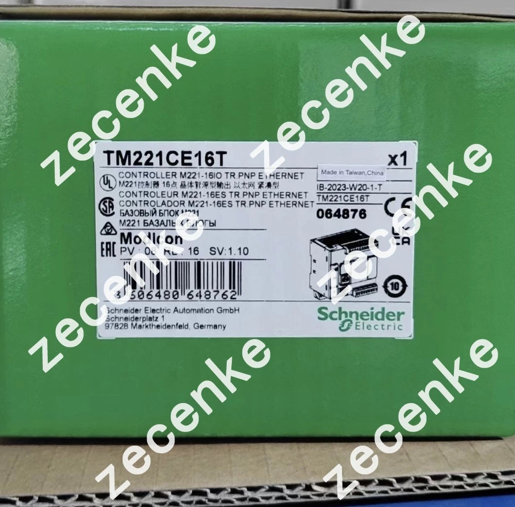 Schneider Electric TM221CE16T Modicon M221 Controller Ethernet, 16 I/O Brand New