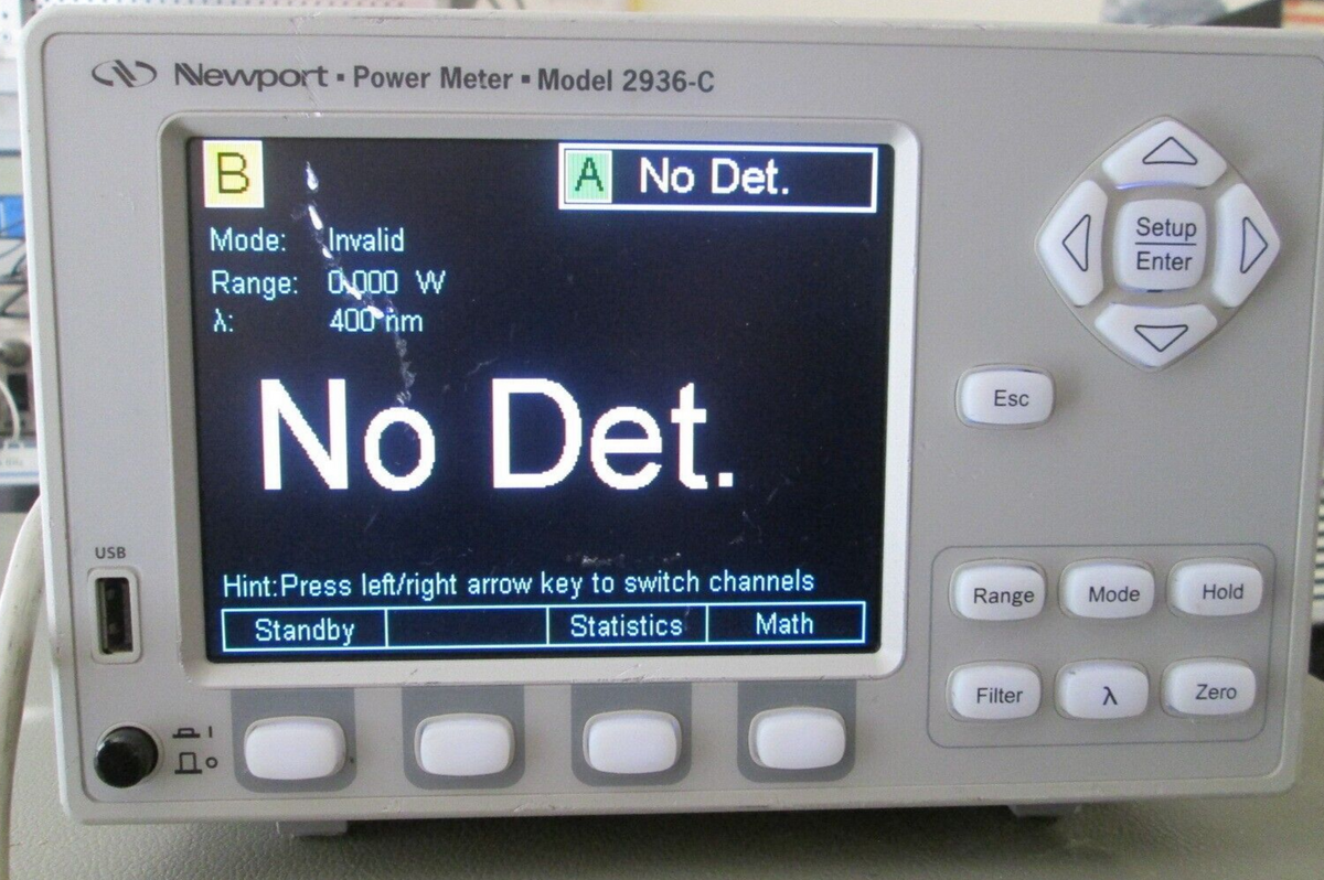 Laser Power Meter Dual Channel by Newport