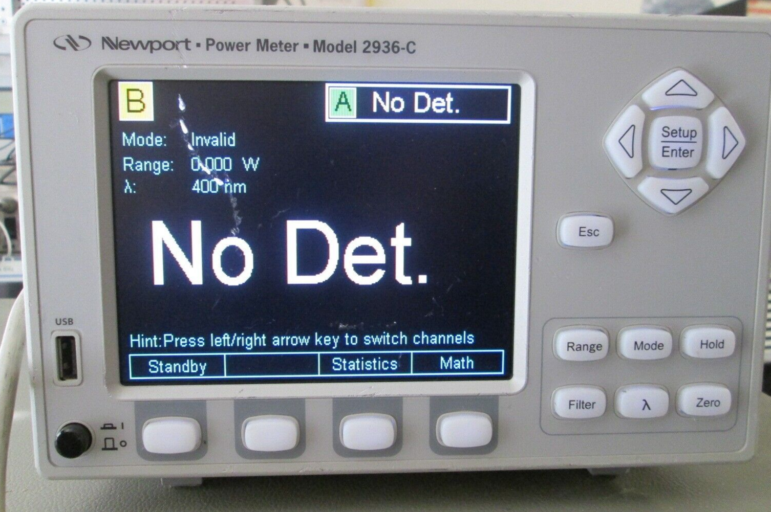 Laser Power Meter Dual Channel by Newport