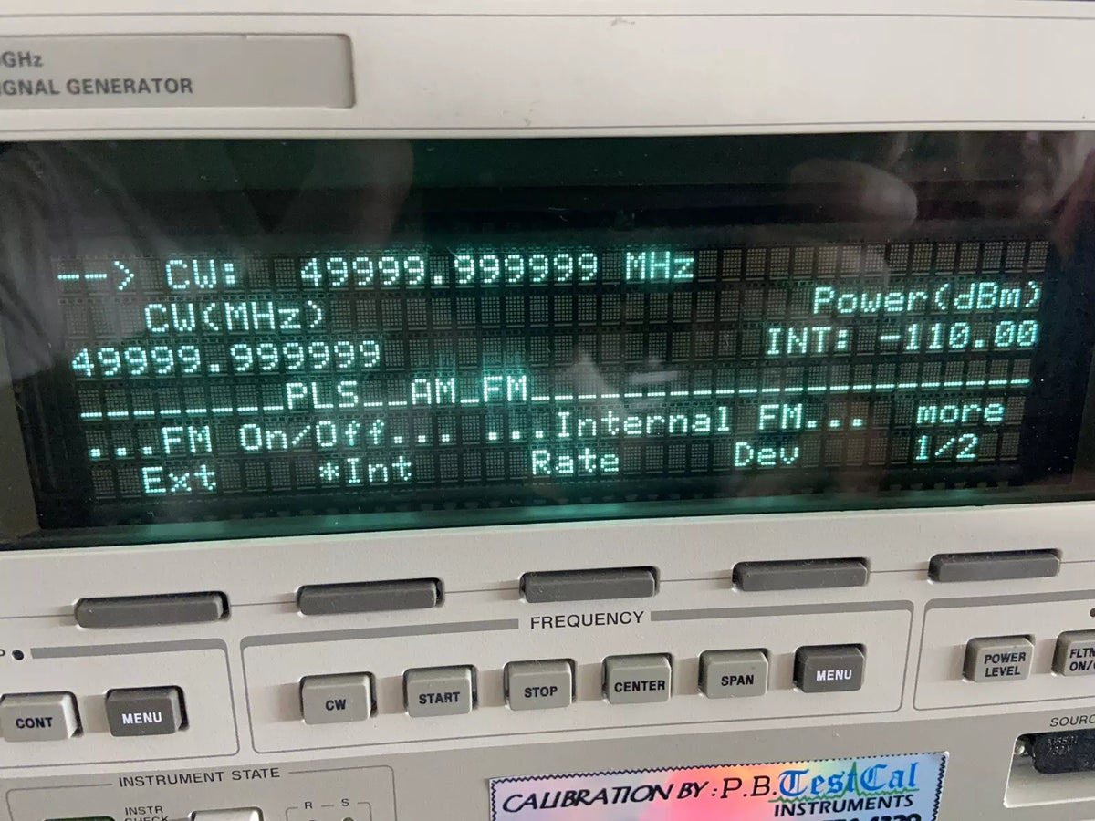 HP Agilent 83650B 10MHz-50GHz Sweep Swept Signal Generator 1, 2, 8! Cal’d!