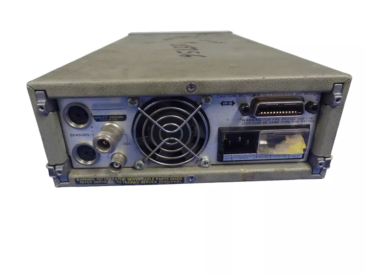HP 438A Power Meter 1.00mW -50MHz with OPT 002