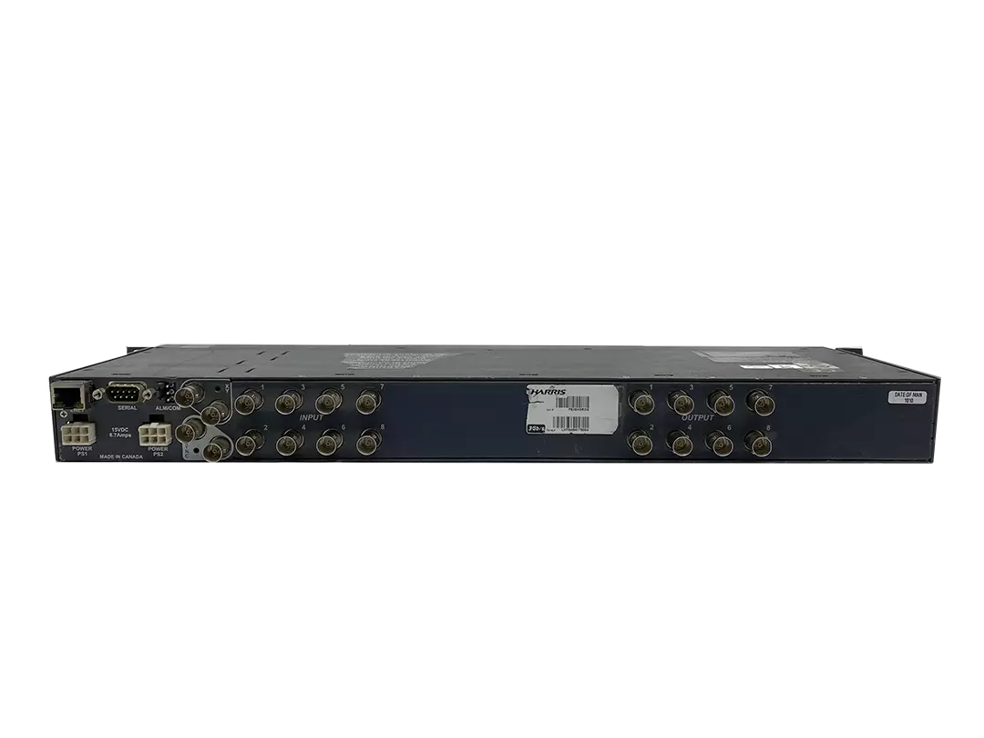 Harris PANACEA P8X8HSROE 11RU 8x8 HD and SDI Wideband Digital Multi-rate Routing