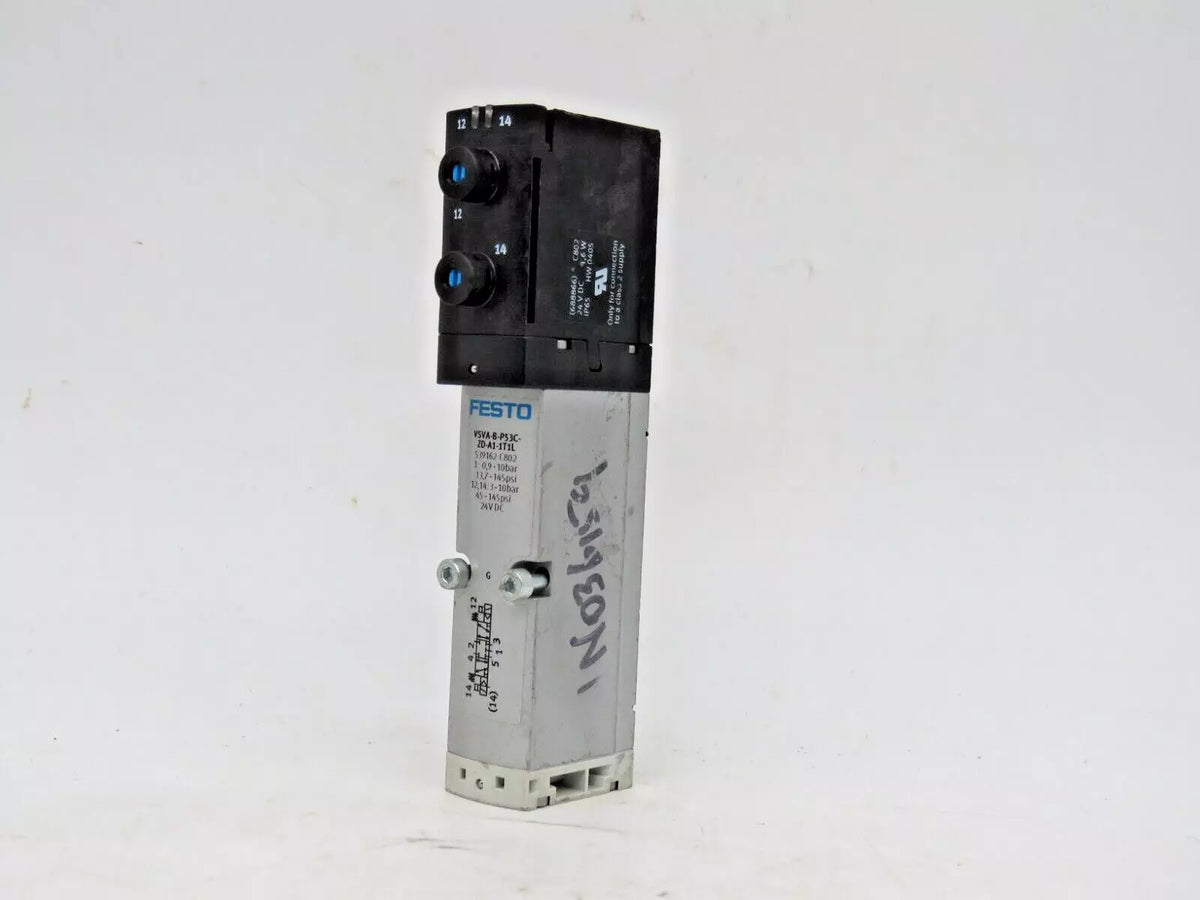 Festo VSVA-B-P53C-ZD-A1-1T1L Air Solenoid Valve 24 VDC