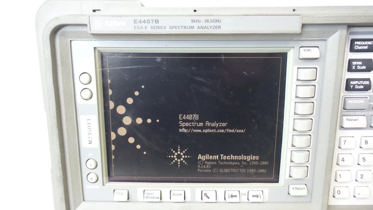 Agilent E4407B ESA-E series Spectrum Analyzer 9 kHz to 26.5 GHz - Free Shipping