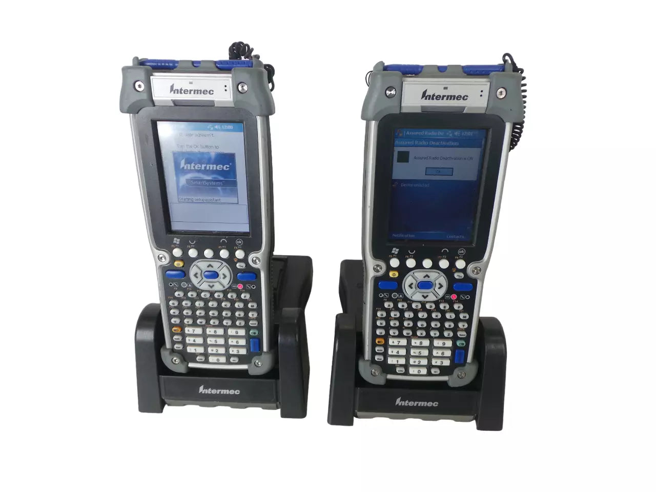 Lot of 2 Intermec CK61NI Handheld Computer Barcode Scanner