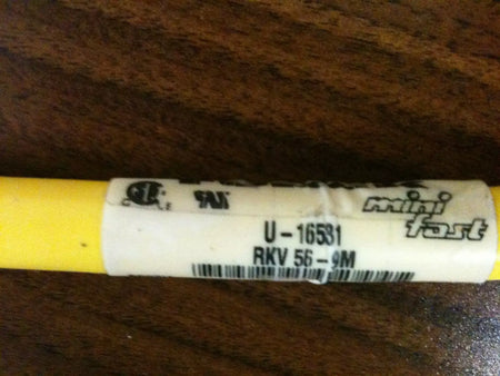 Turck RKV 56-9M U16531 Heavy Duty Cordset Cable with Connectors