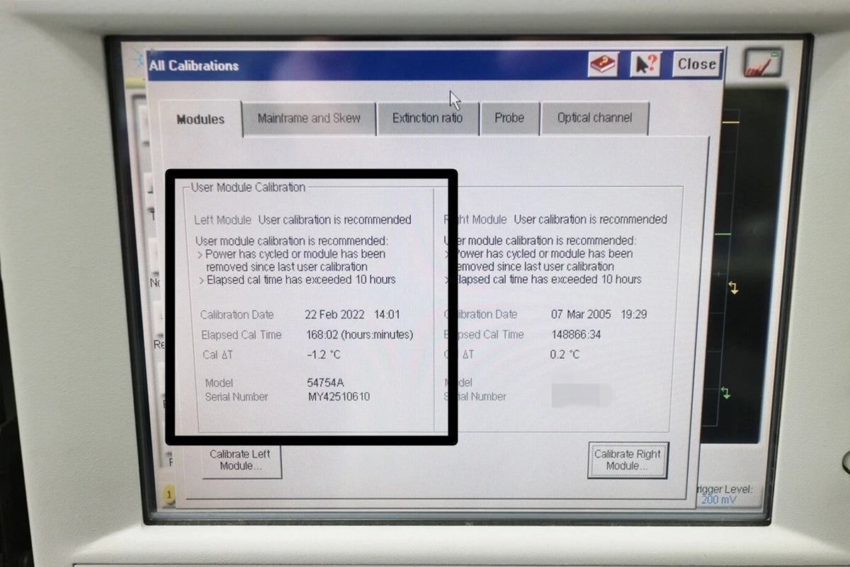 Agilent 54754A Differential & single-ended TDR/TDT module