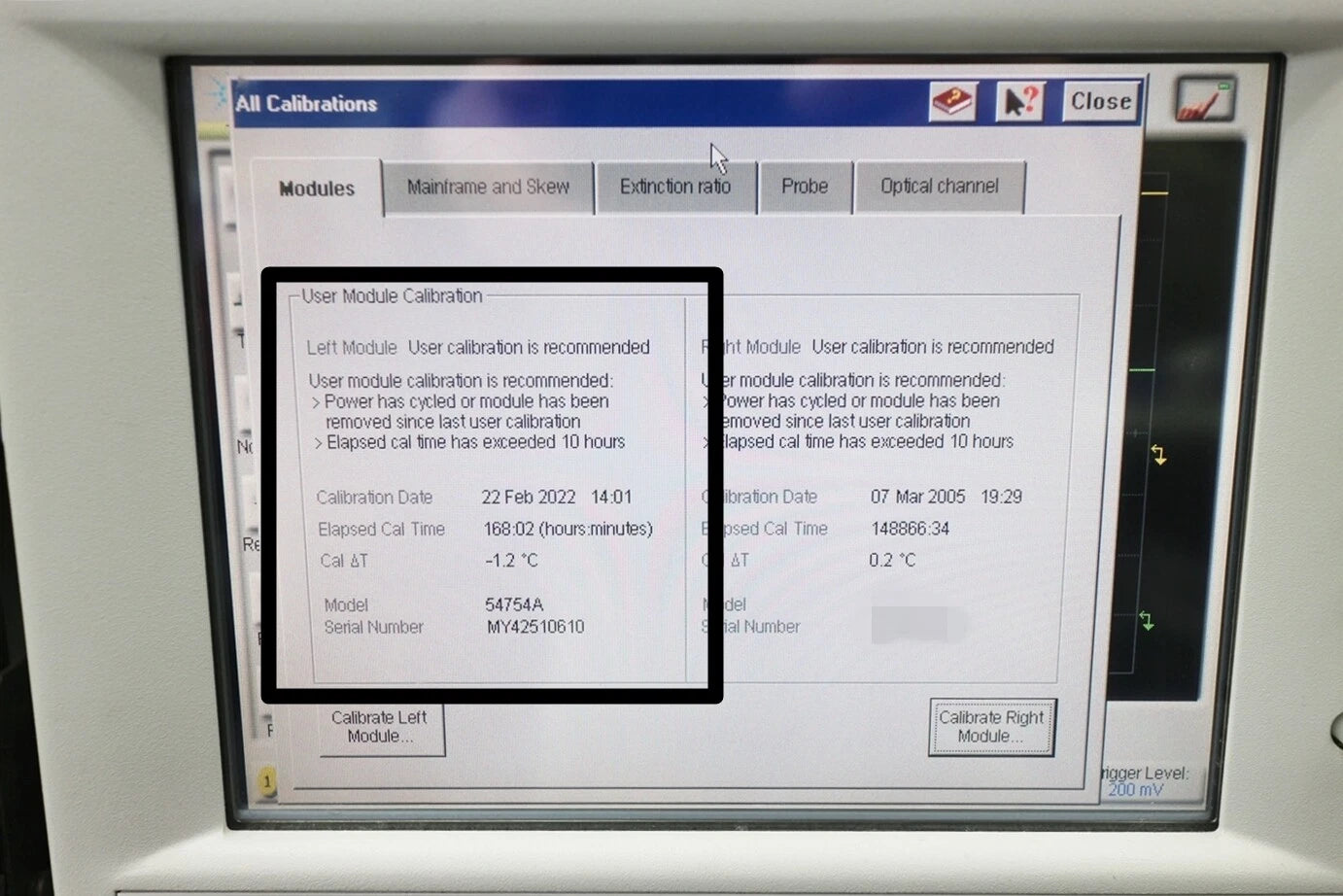 Agilent 54754A Differential & single-ended TDR/TDT module