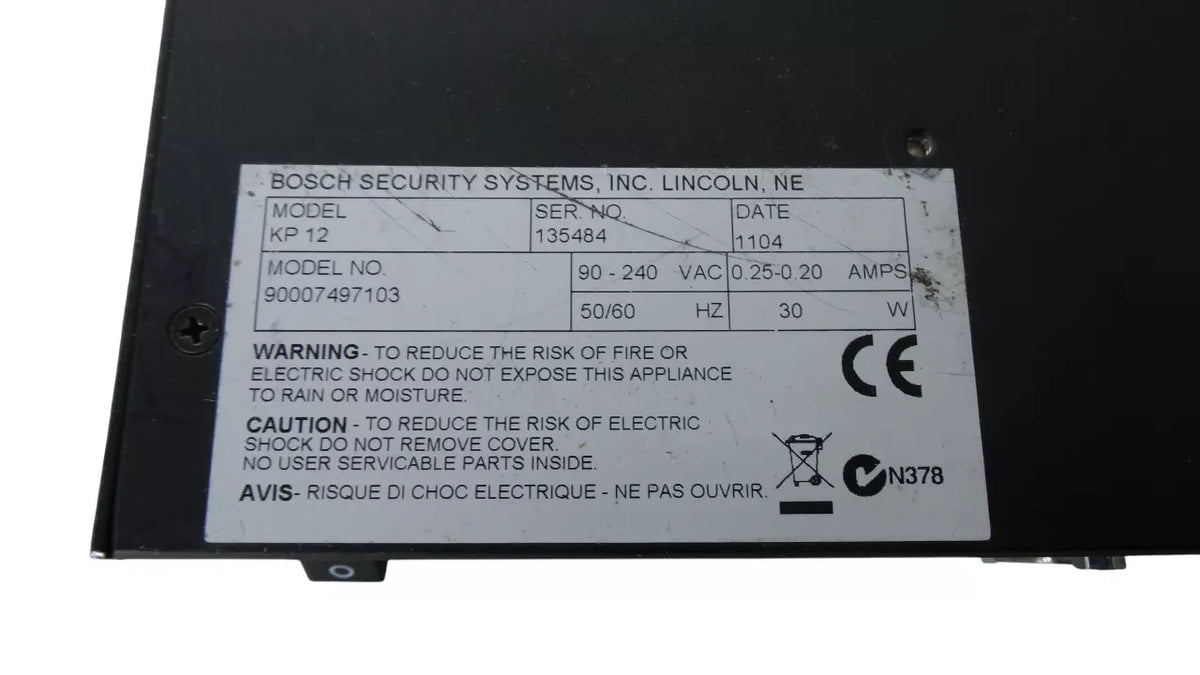 RTS Telex KP-12 12 Position Key Panel Intercom