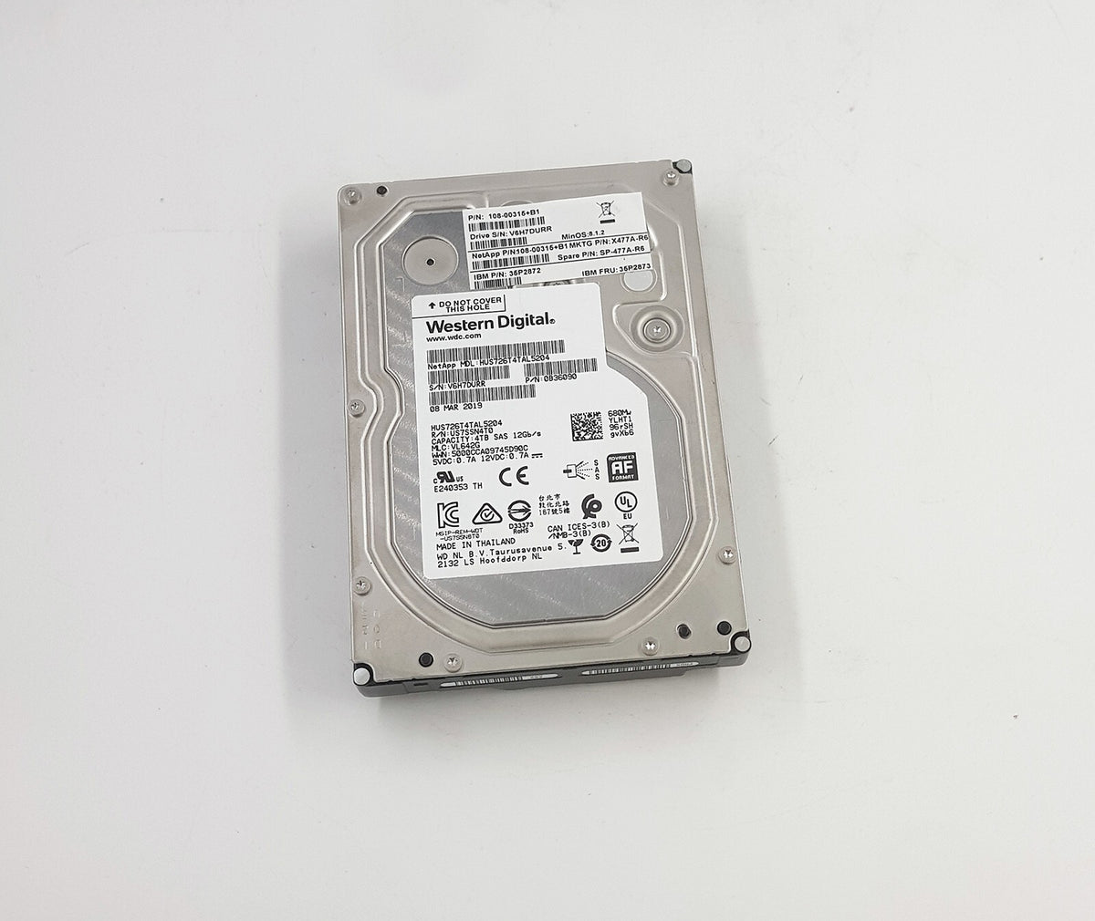 4TB SAS 12Gb/s Internal HDD by Western Digital