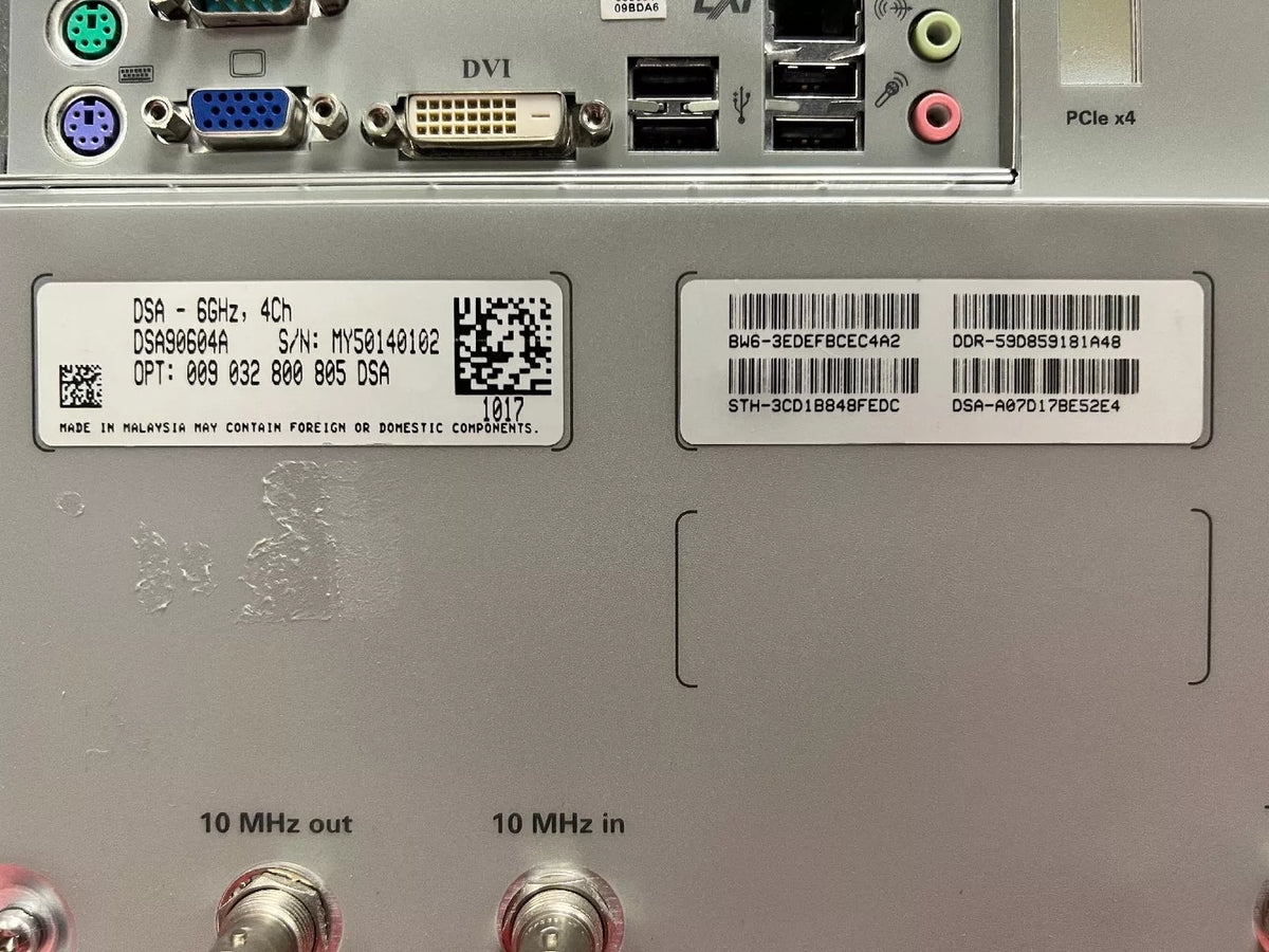 Agilent/Keysight DSA90604A Infiniium High Performance Oscilloscope, 6 GHz