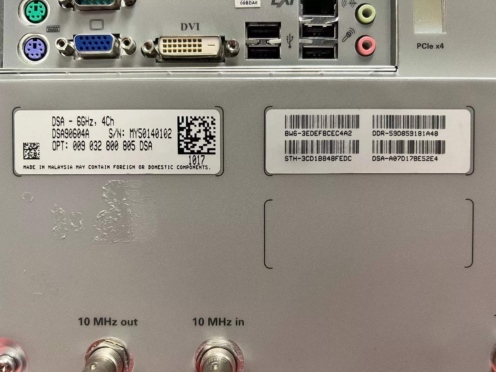 Agilent/Keysight DSA90604A Infiniium High Performance Oscilloscope, 6 GHz