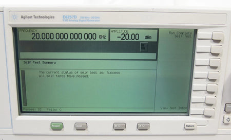 Agilent E8257D PSG 250kHz -20GHz Analog Signal Generator 1E1 1EA 520 UNW