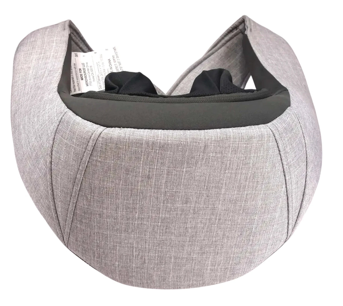 Sharper Image Realtouch Shiatsu Wireless Neck & Back Massager w/ Heat Gray