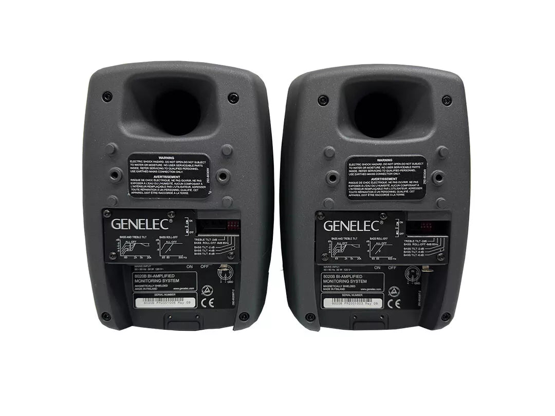 Genelec 8020B Bi-Amplified Monitoring System 120V Mains Pair